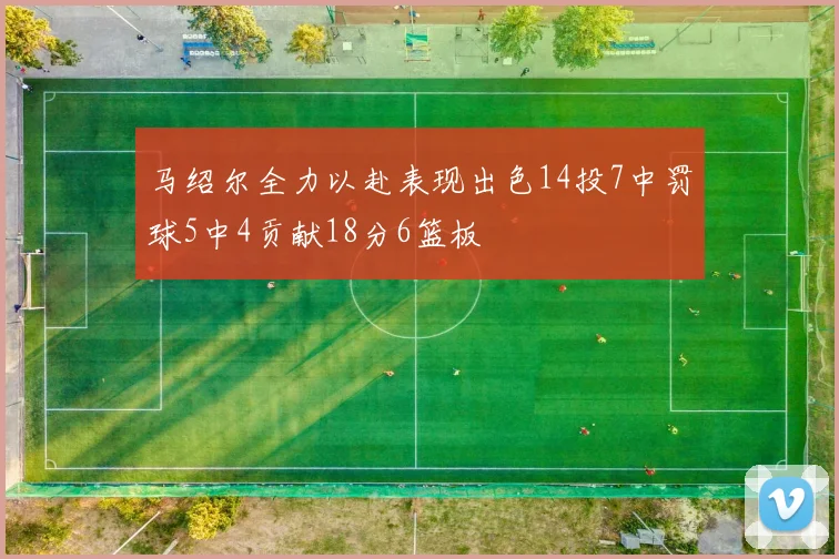 马绍尔全力以赴表现出色14投7中罚球5中4贡献18分6篮板